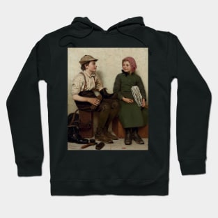 Tete a Tete by John George Brown Hoodie